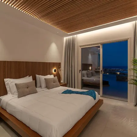 Villa Elit Psarou Heated Pool Jacuzzi *