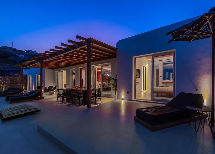 Villa Elit Psarou Heated Pool Jacuzzi