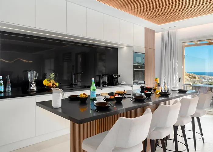 빌라 Elit Psarou Heated Pool Jacuzzi