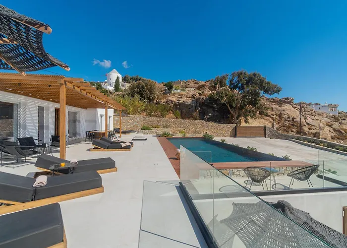 Elit Psarou Heated Pool Jacuzzi 빌라 *