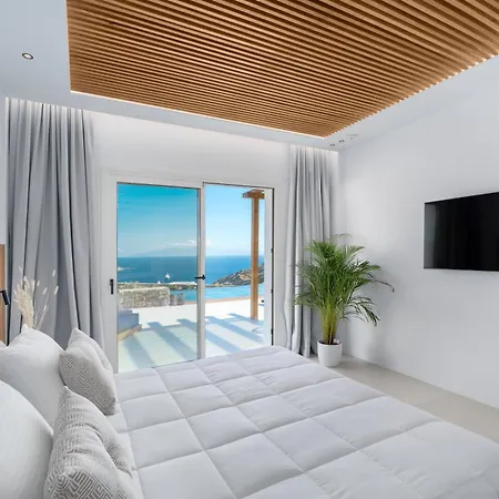 Villa Elit Psarou Heated Pool Jacuzzi Psarrou