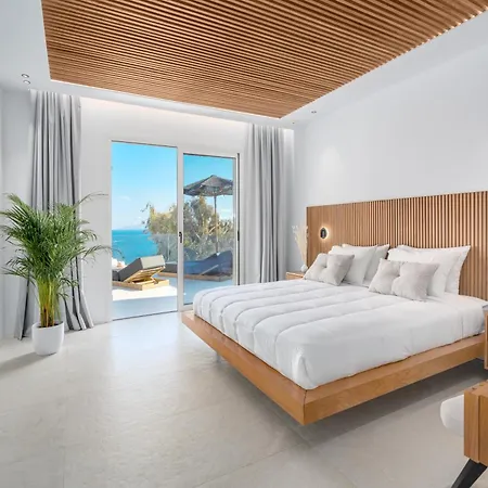 Villa Elit Psarou Heated Pool Jacuzzi *