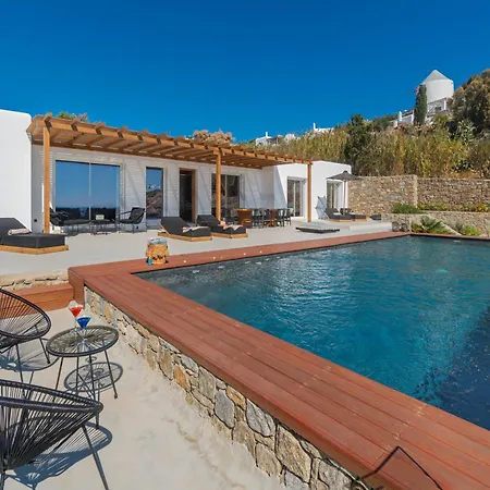 Villa Elit Psarou Heated Pool Jacuzzi Psarrou