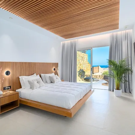 Elit Psarou Heated Pool Jacuzzi Villa Psarrou