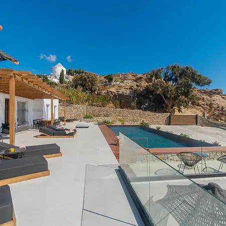 Elit Psarou Heated Pool Jacuzzi Villa *