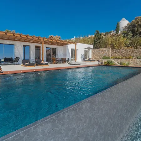 Elit Psarou Heated Pool Jacuzzi Villa *
