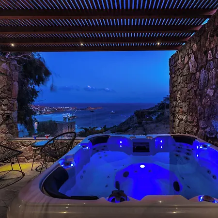 Villa Elit Psarou Heated Pool Jacuzzi Psarou (Mykonos)