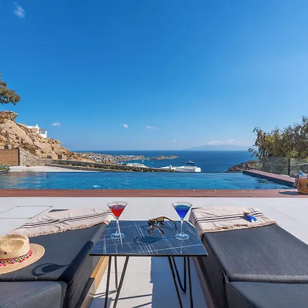 Elit Psarou Heated Pool Jacuzzi Βίλα Ψαρού