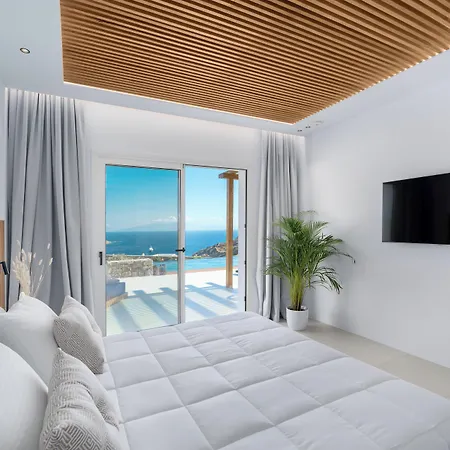Villa Elit Psarou Heated Pool Jacuzzi *